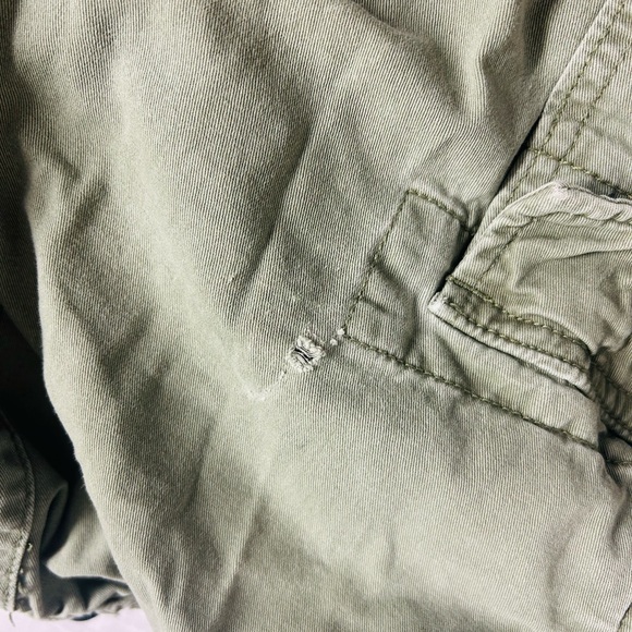 Aero Cargo Jogger Pants Women Size Small Green Minimalist Travel Elastic Wasit - Picture 8 of 9